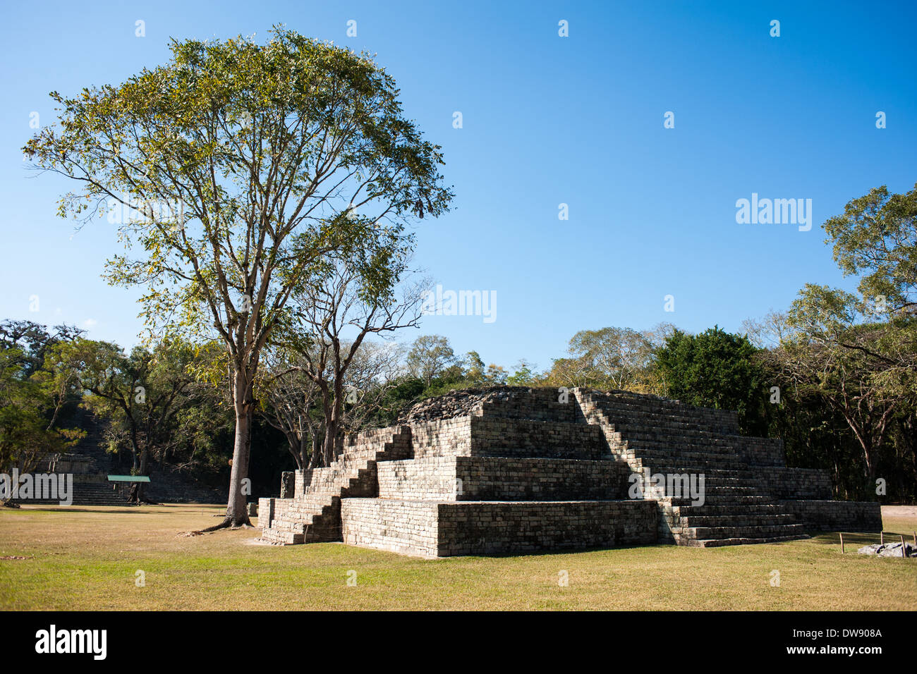 Ruinas de Copán archaeological park in Honduras Stock Photo