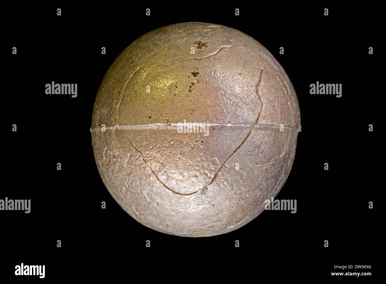 Cadmium metal, Cd Stock Photo