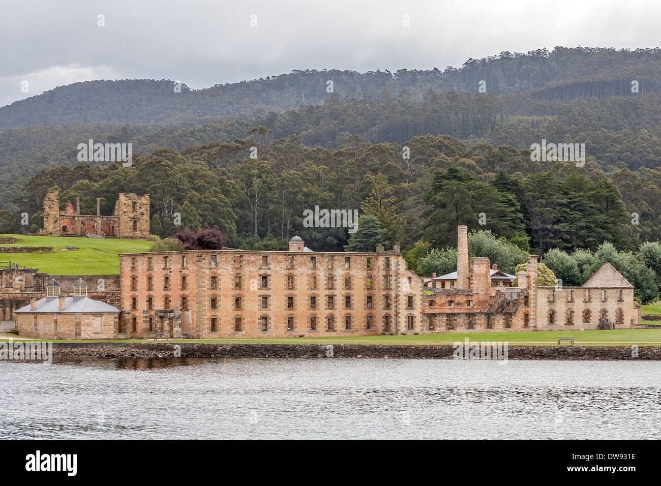 The Penitentiary (old flour mill) Port Arthur Tasmania Australia Stock Photo