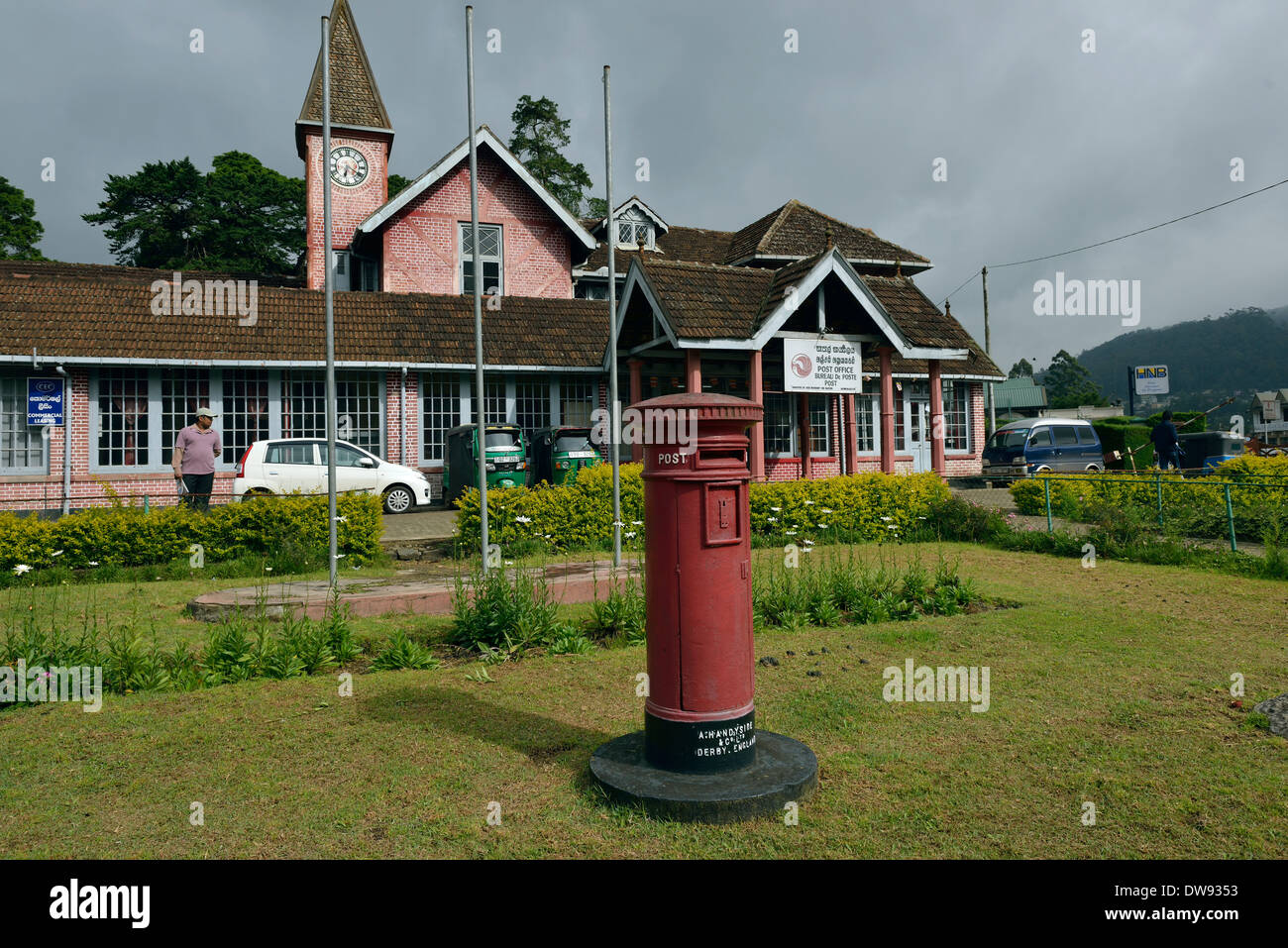 Post office of colonial Stock Photo