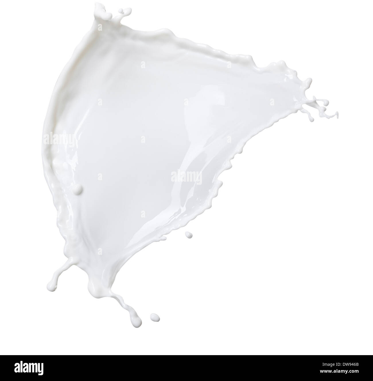 White milk isolated on white background Stock Photo Alamy