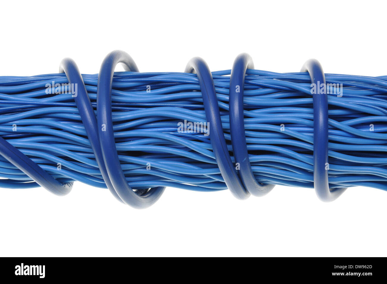 Abstract design internet network, blue cables Stock Photo - Alamy