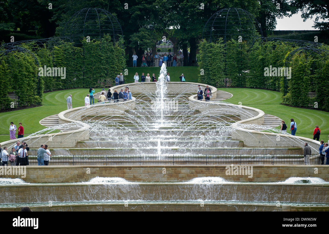 The alnwick garden water feature hires stock photography and images