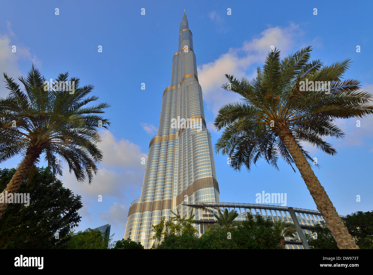 Burj Khalifa, 828 m, Downtown, Dubai, United Arab Emirates Stock Photo