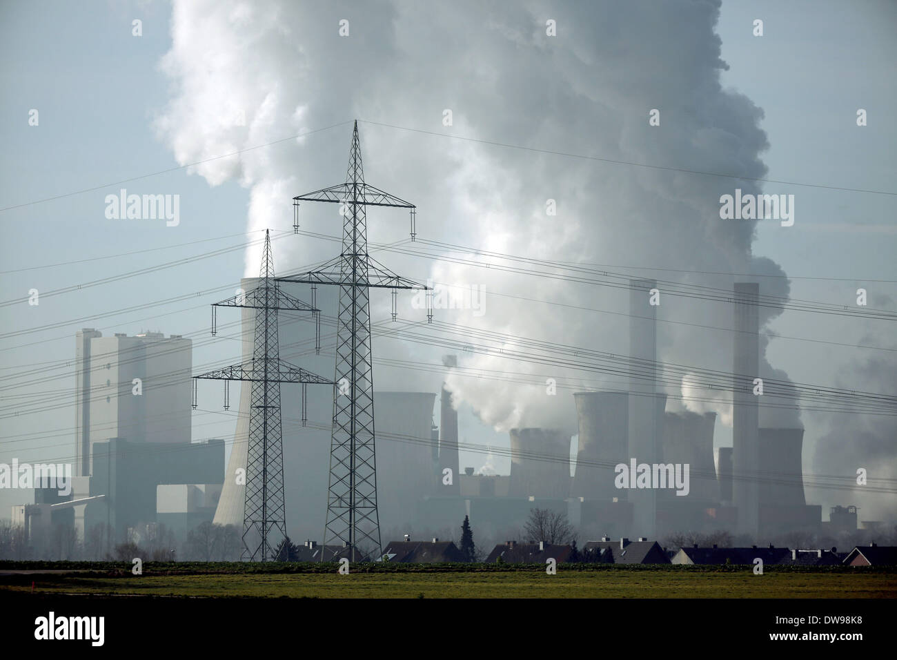 Rwe power ag niederaussem power plant hi-res stock photography and ...