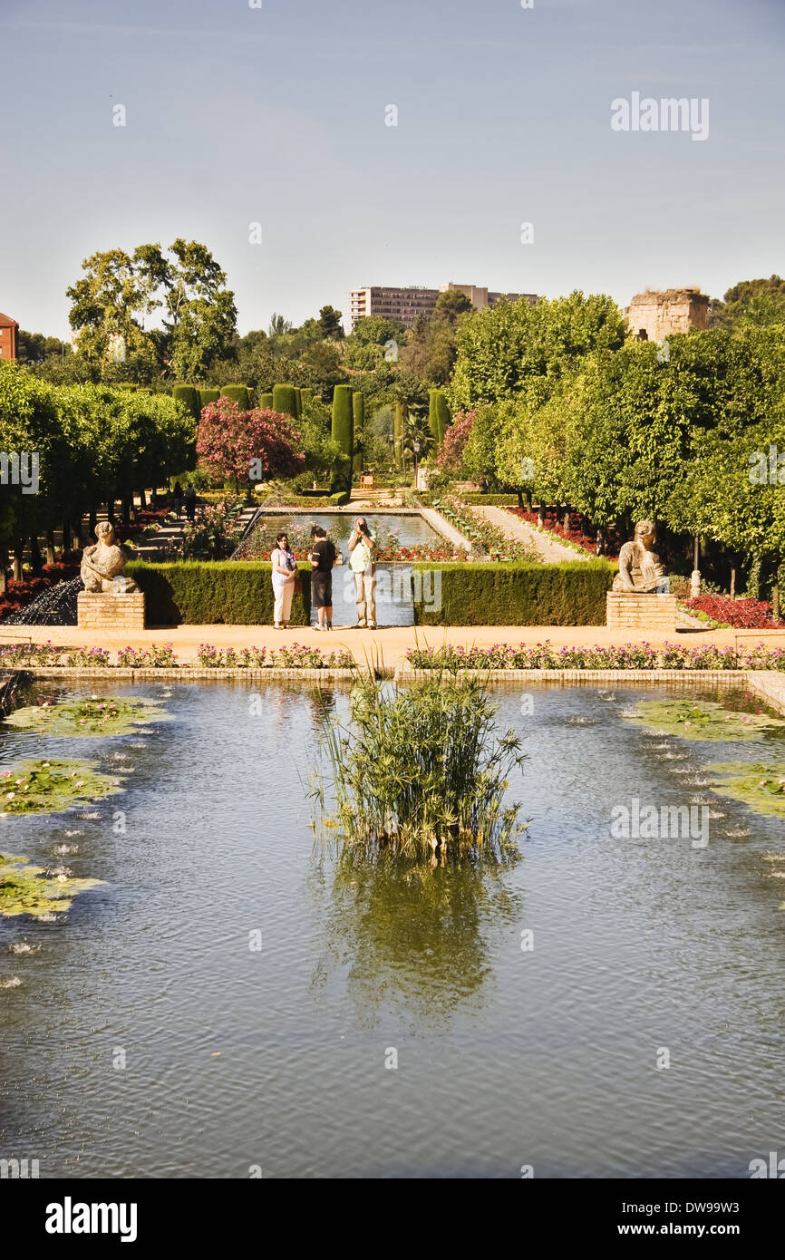 Alcazar of Catholic Kings gardens, Cordoba Stock Photo