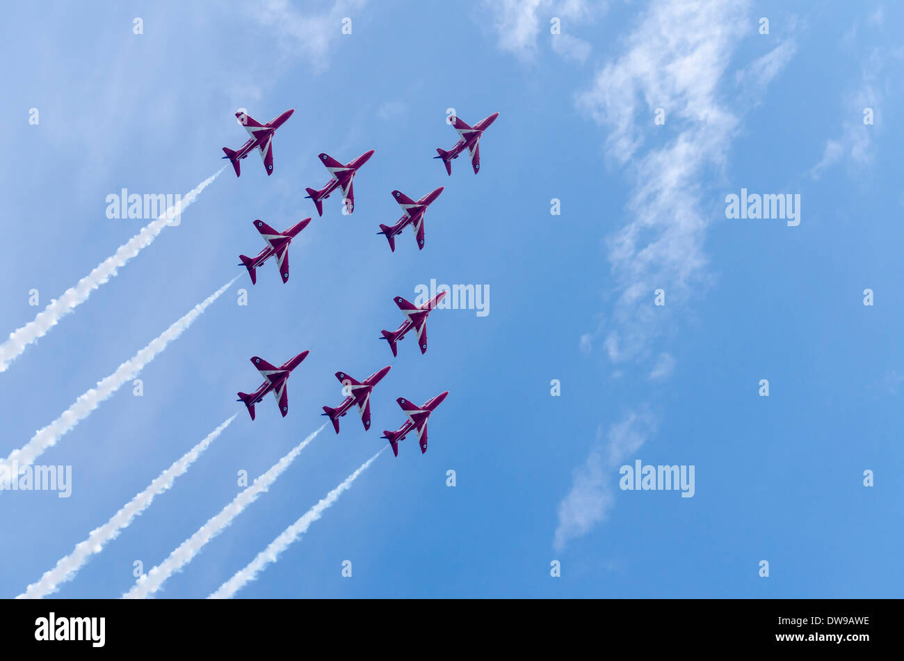 Les Diables Rouges Aerobatic Patrol Flying aerobatic team hi-res stock photography and images - Alamy