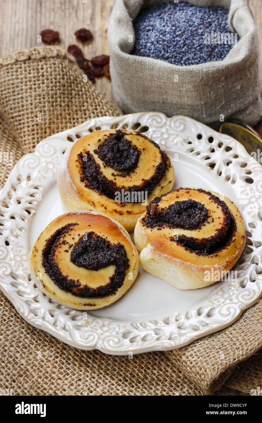 Poppy seed bunsPoppy seed buns Stock Photo Alamy