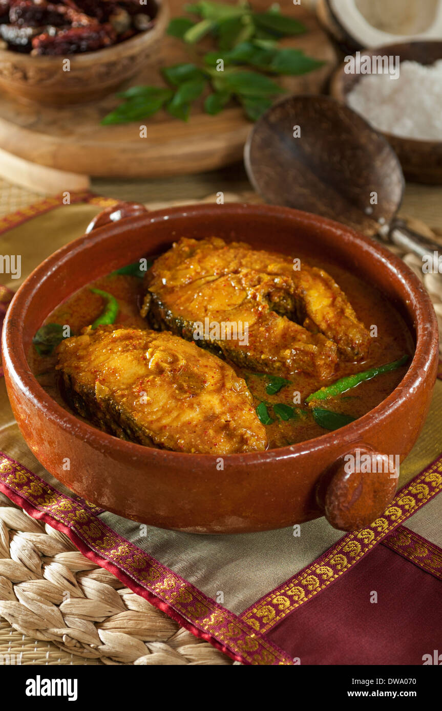 Mangalore fish curry. South west India Food Stock Photo