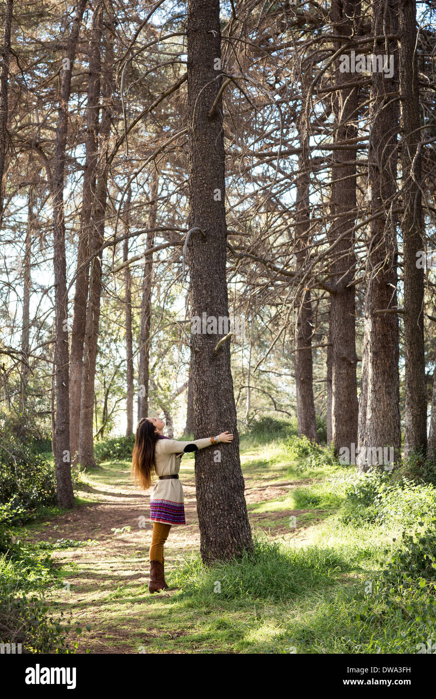 Tree hugging hippy hires stock photography and images Alamy