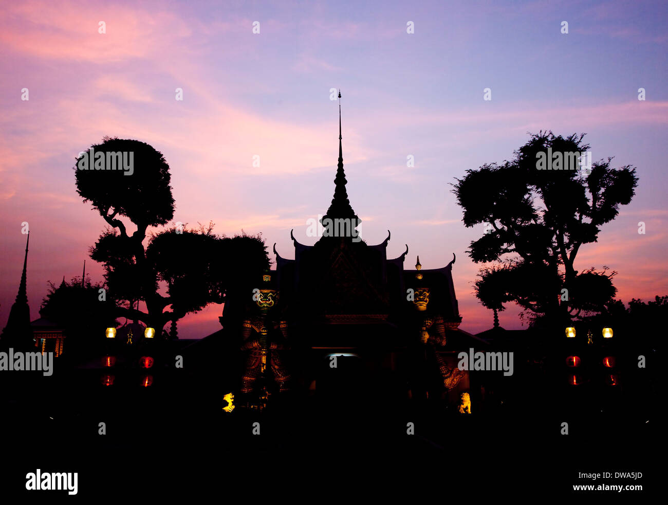Prang of Wat Arun, Bangkok ,Thailand Stock Photo