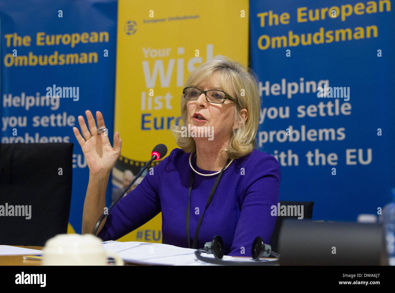 European Ombudsman Emily O'Reilly Stock Photo