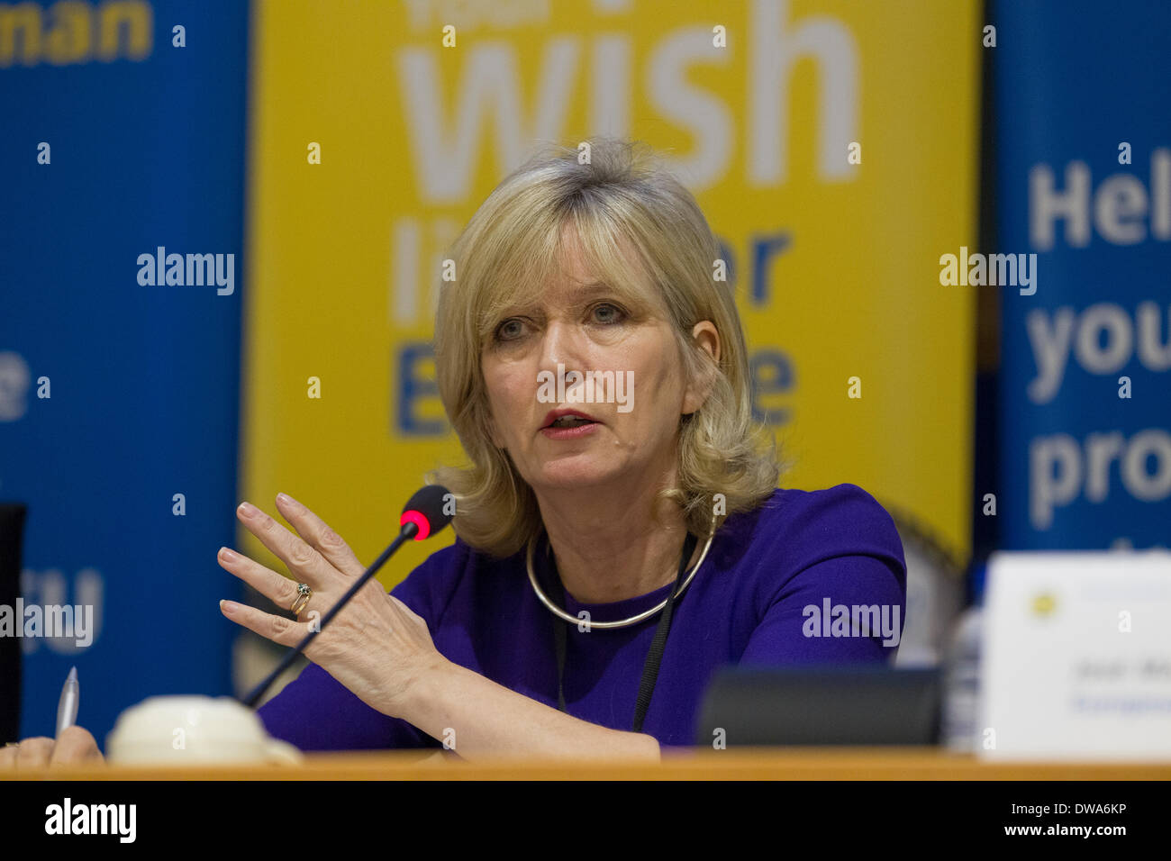 European Ombudsman Emily O'Reilly Stock Photo