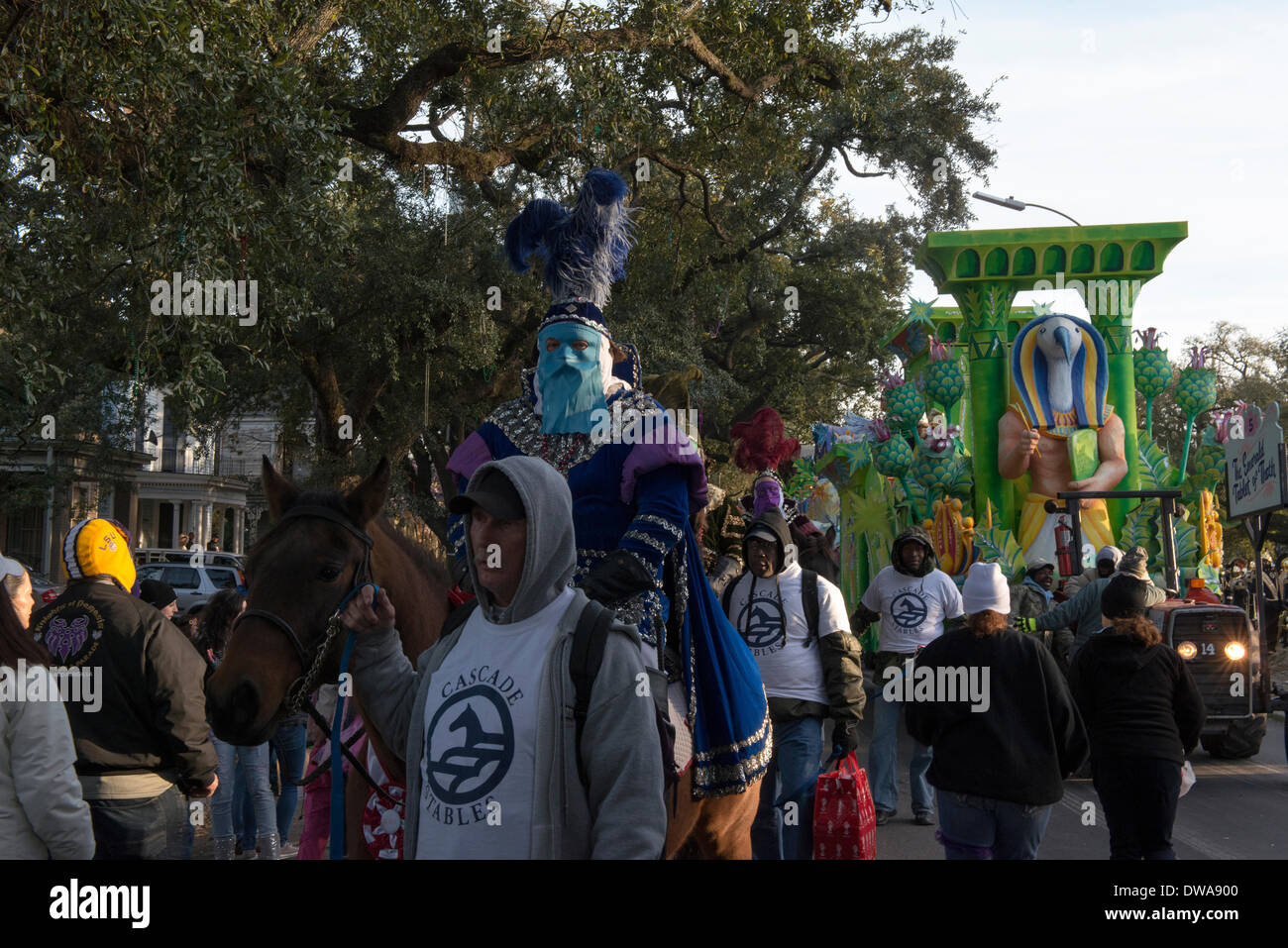 the first mardi gras parade
