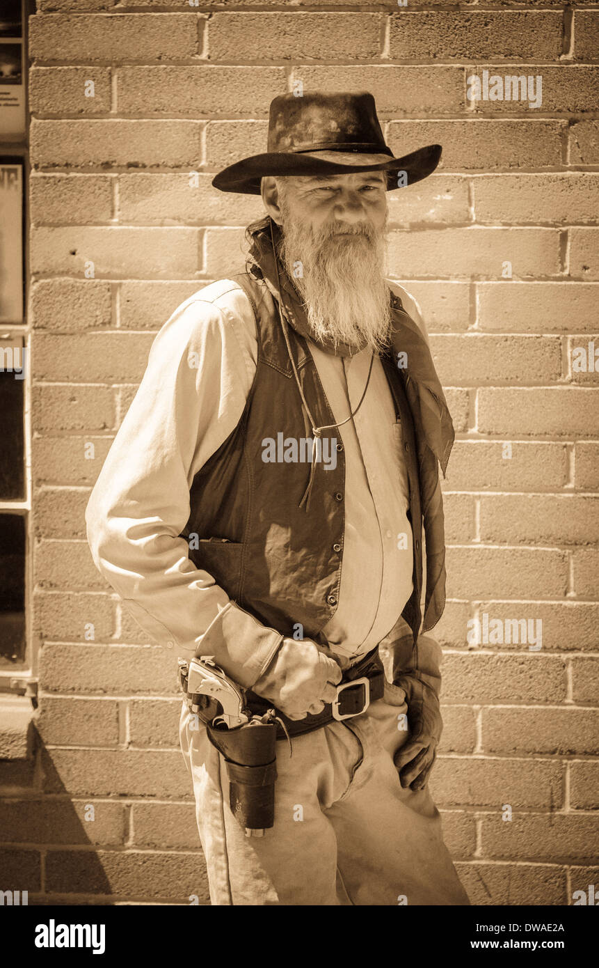 Cowboy, Tombstone, Arizona USA Stock Photo