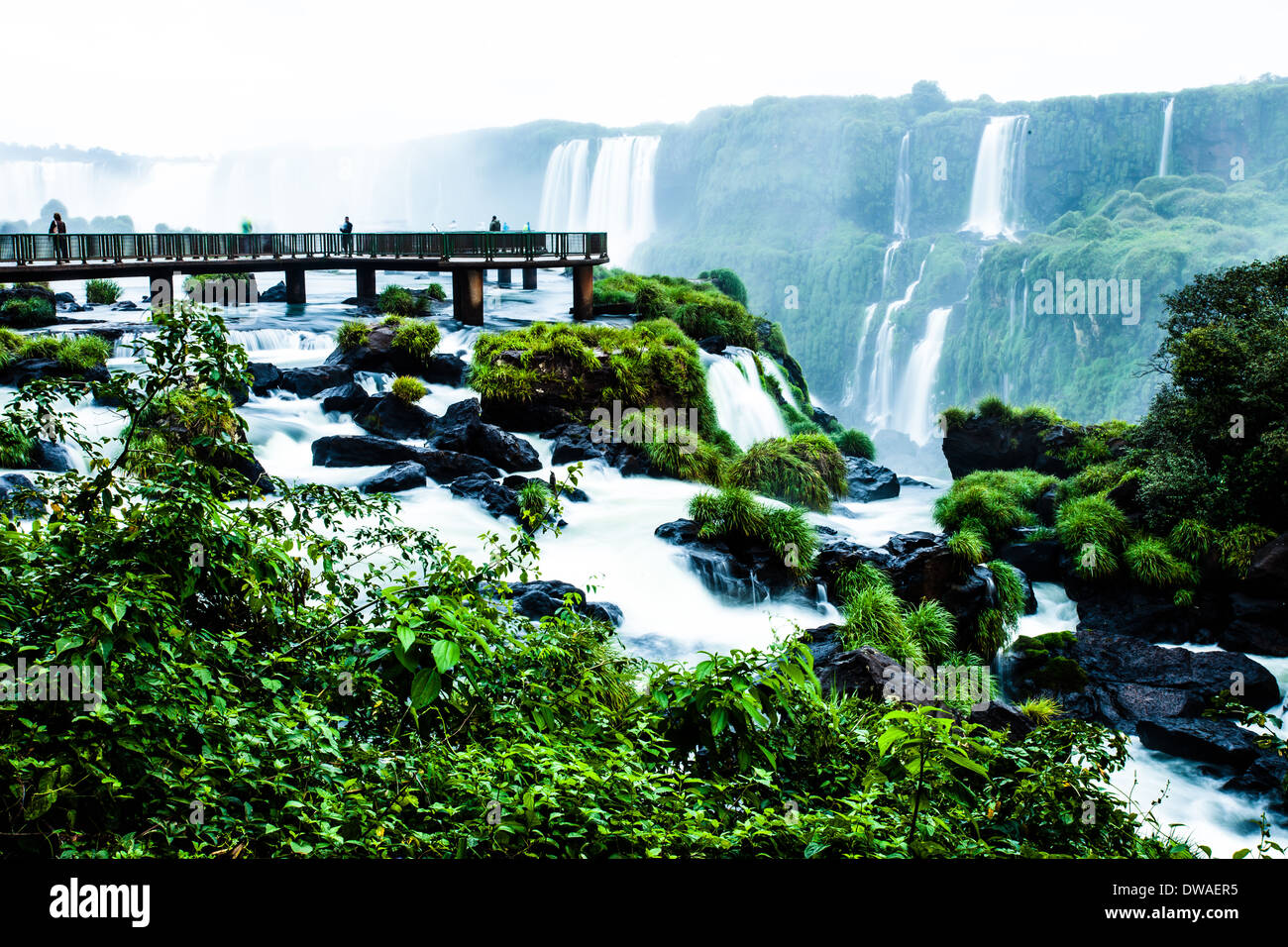 Iguassu Falls, The Largest Series Of Waterfalls Of The World, View From ...