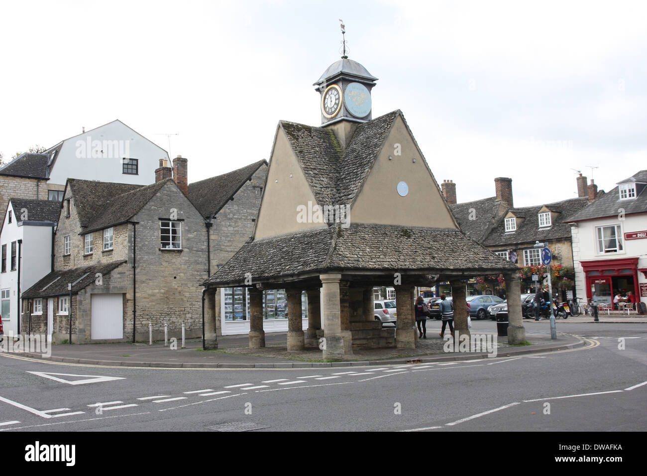 The Buttercross Witney Oxfordshire Stock Photo Alamy