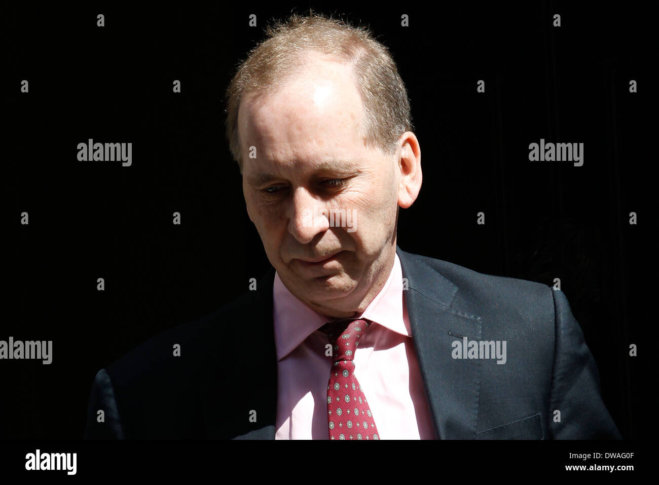 Patrick Rock leaves NO10 downing street Stock Photo