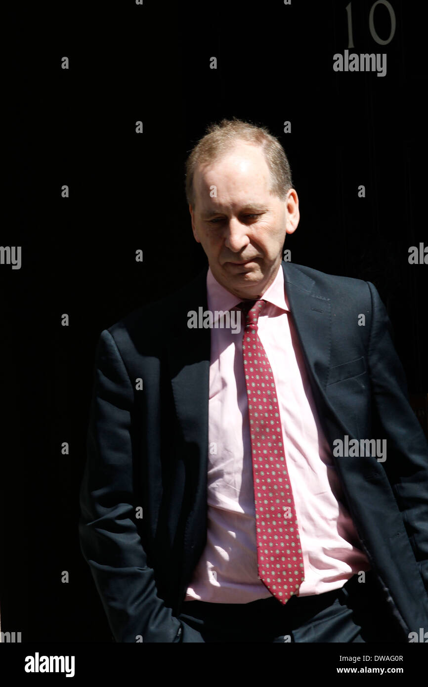 Patrick Rock leaves NO10 downing street Stock Photo