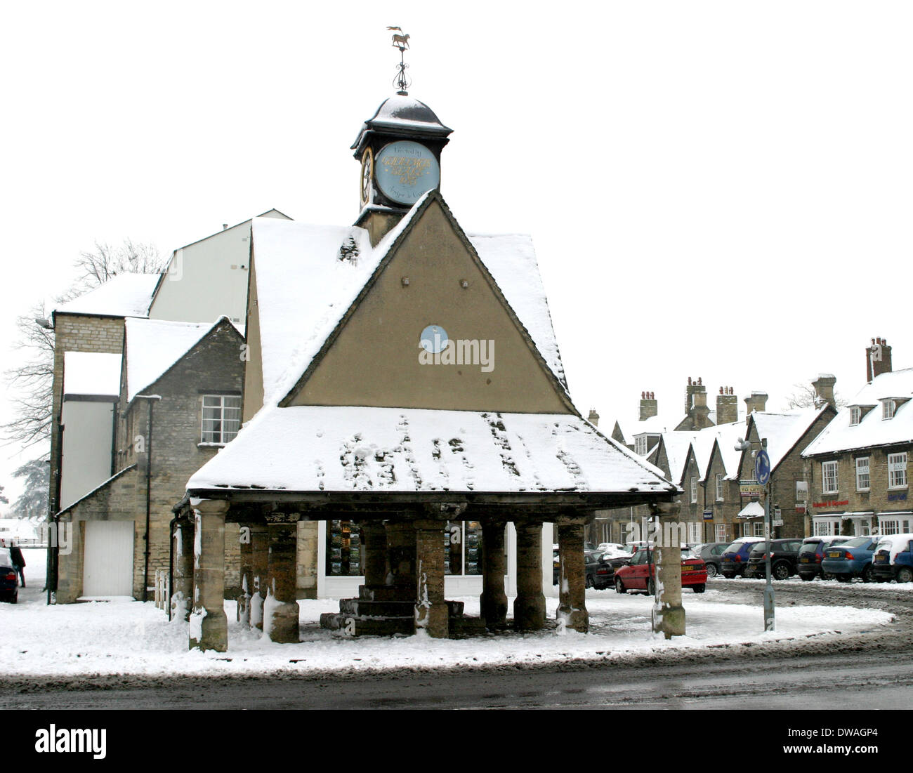 The Buttercross Witney Oxfordshire Stock Photo Alamy