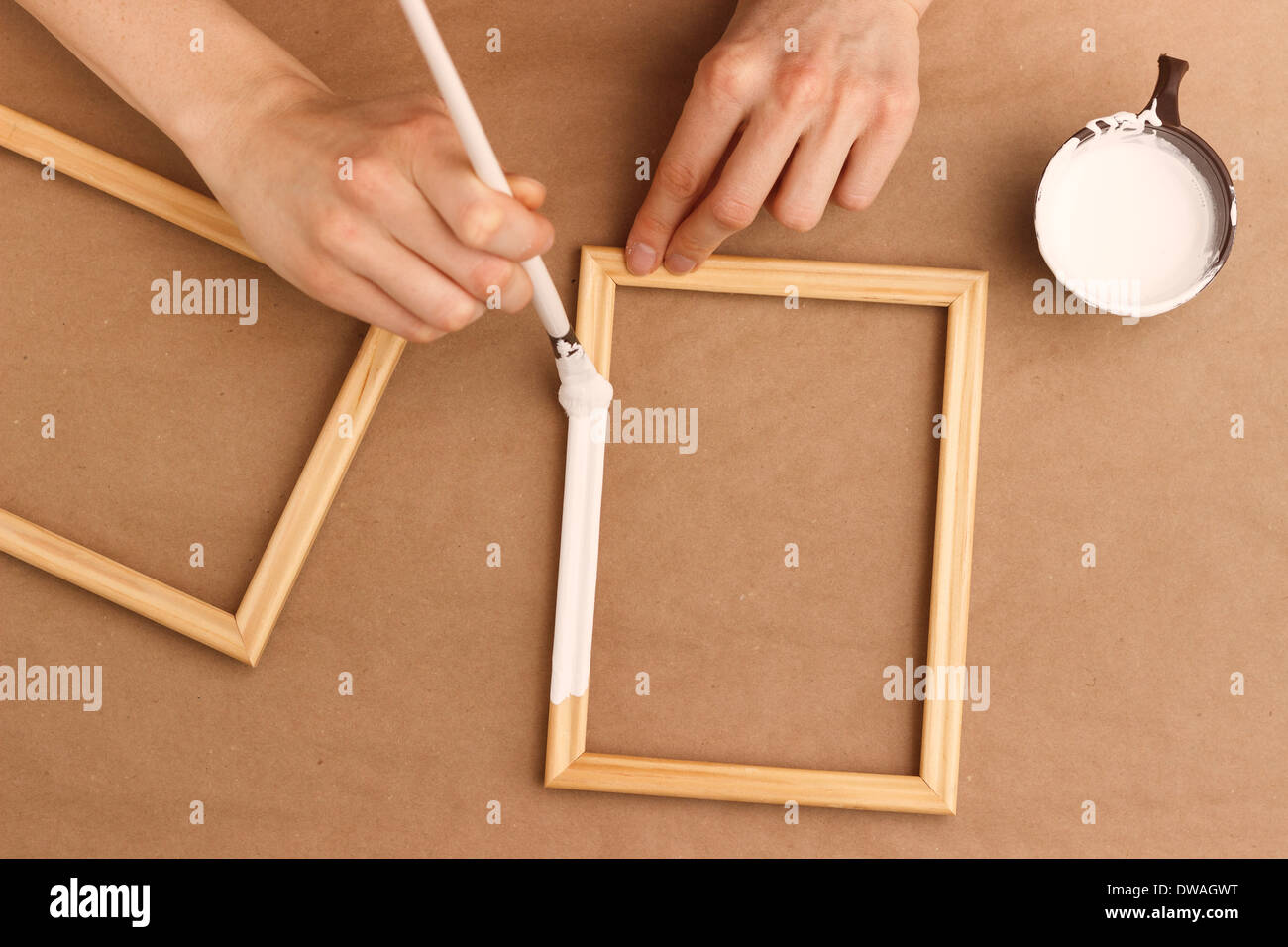 Art of Painting Home Decorating Stock Photo Alamy