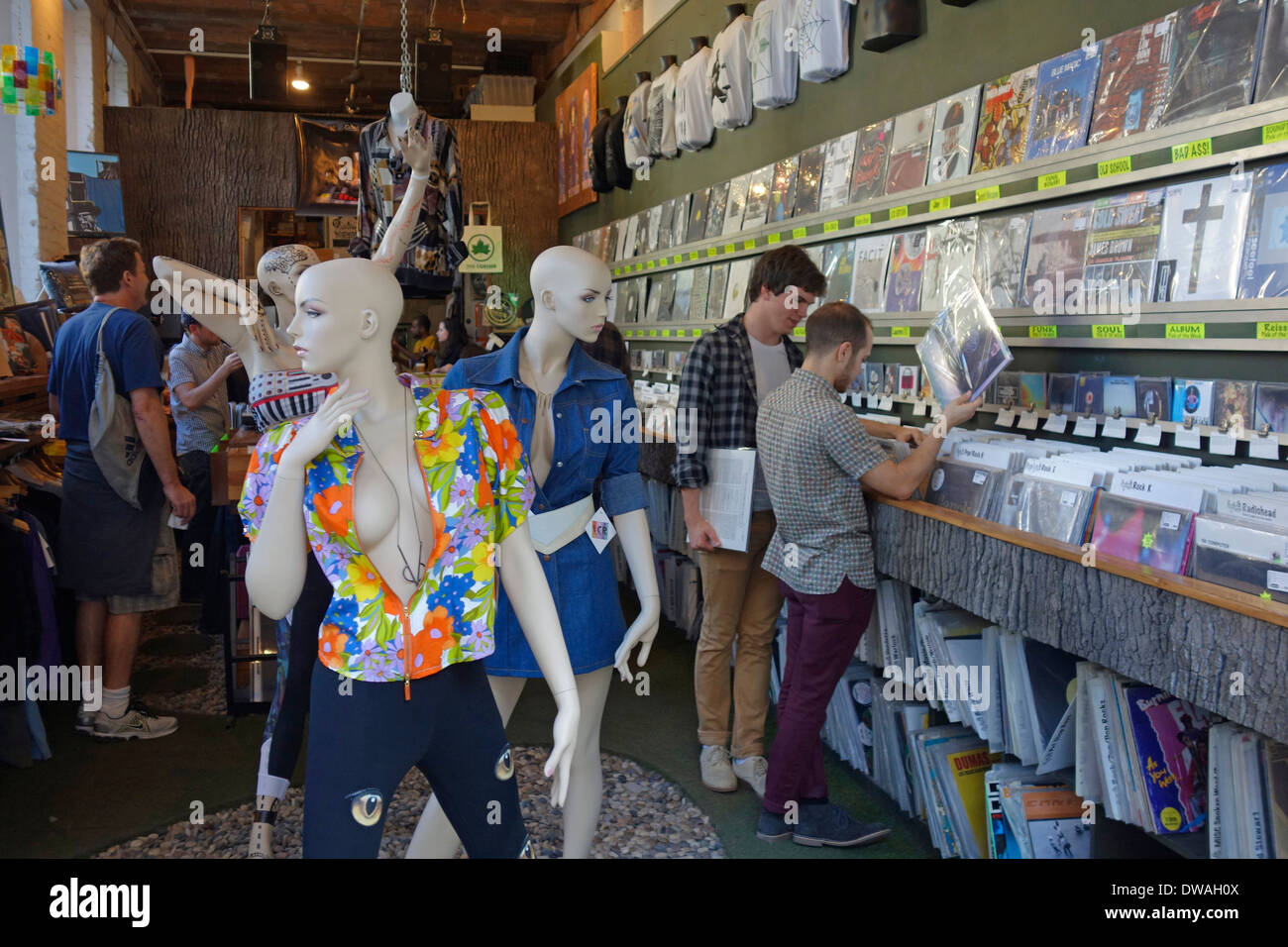 halcyon record store in DUMBO Brooklyn NYC Stock Photo Alamy