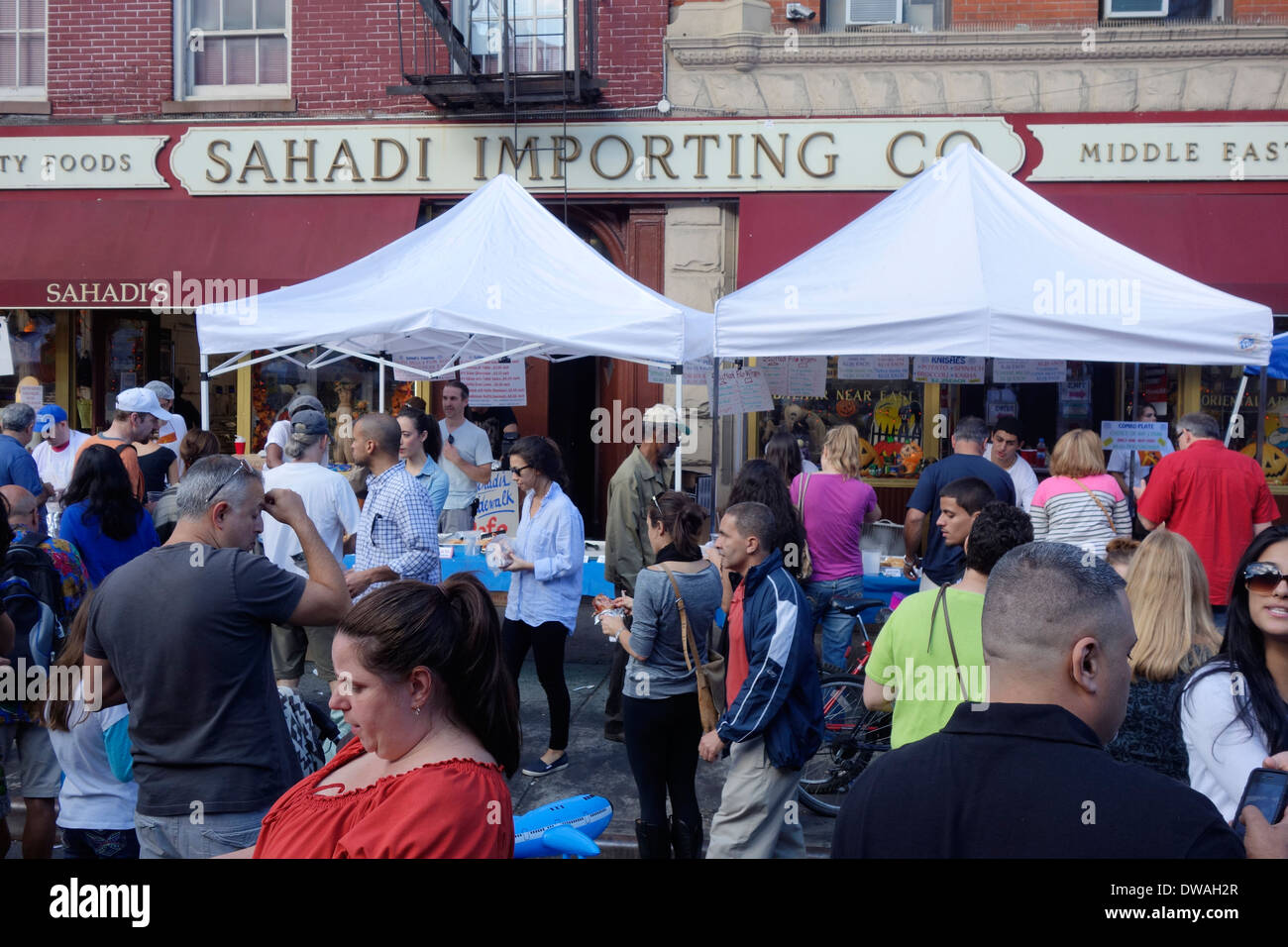 Atlantic antic street fair in Brooklyn NYC Stock Photo