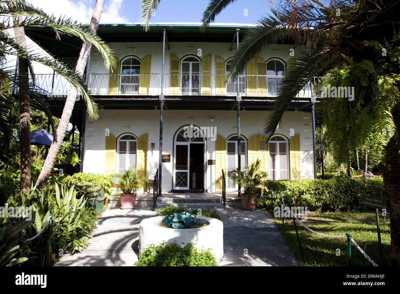 The Ernest Hemingway Home & Museum, Key West, Florida, USA Stock Photo