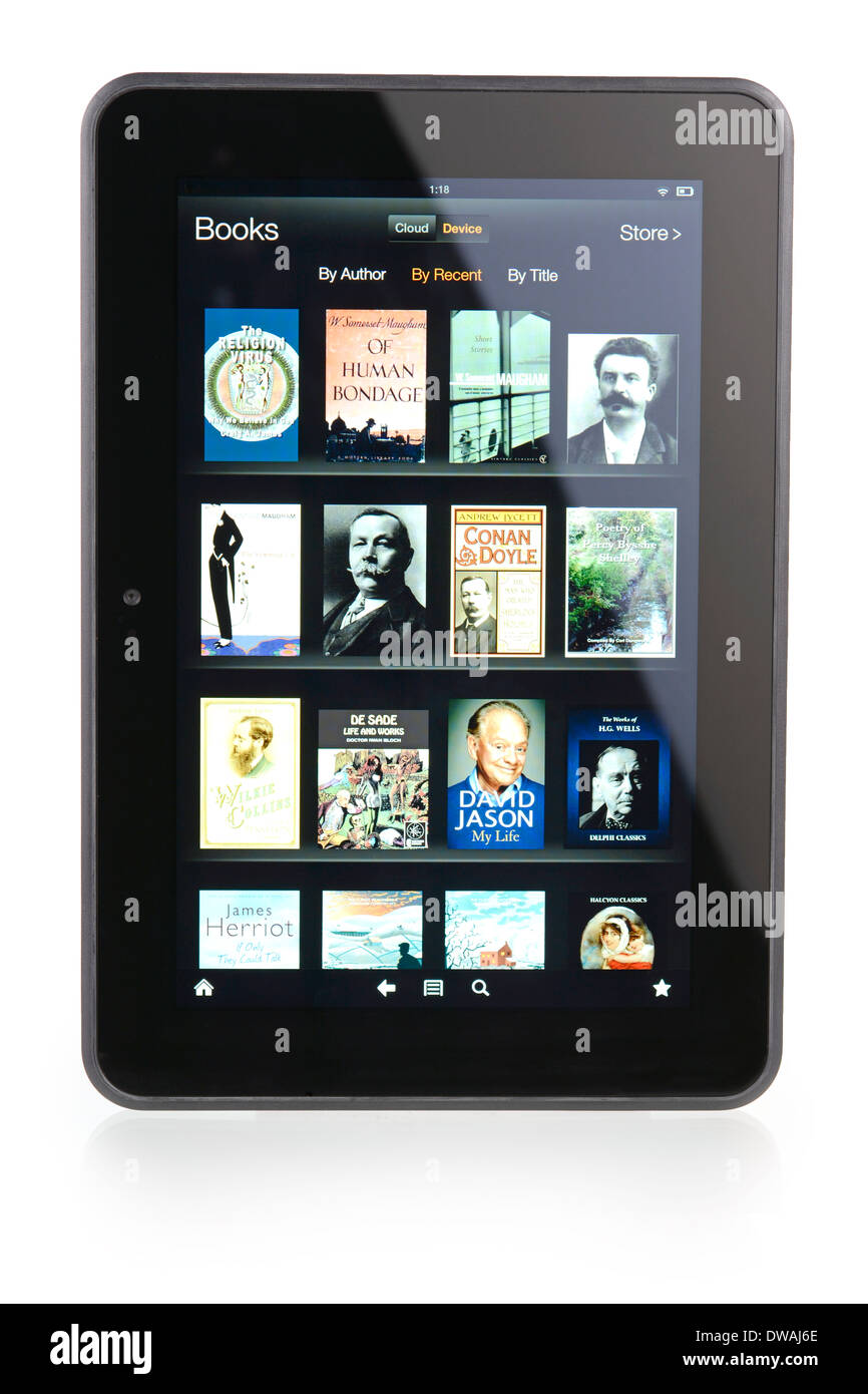 Kindle fire book store hi-res stock photography and images - Alamy