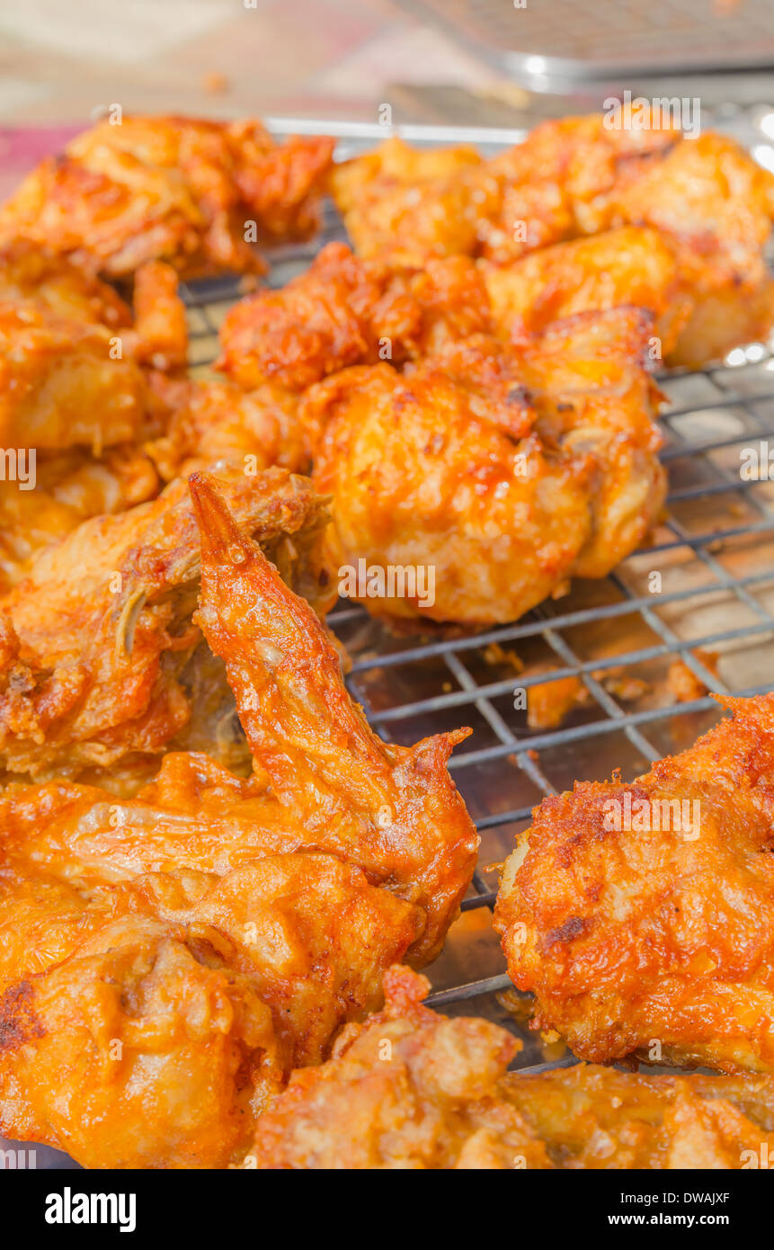 Fried Chicken In Fresh Market Stock Photos Fried Chicken In Fresh