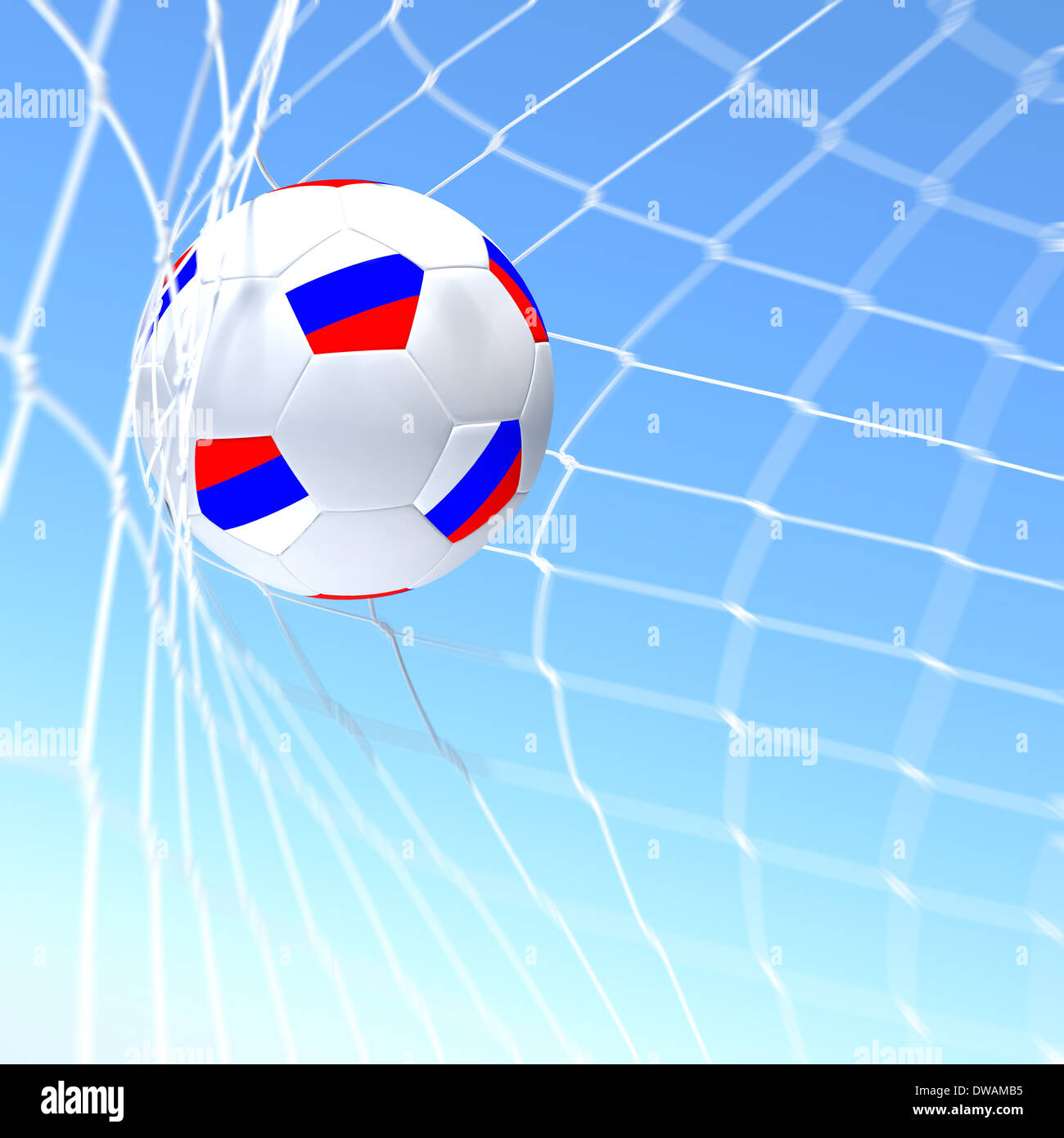 3d rendering international flag on football Stock Photo Alamy