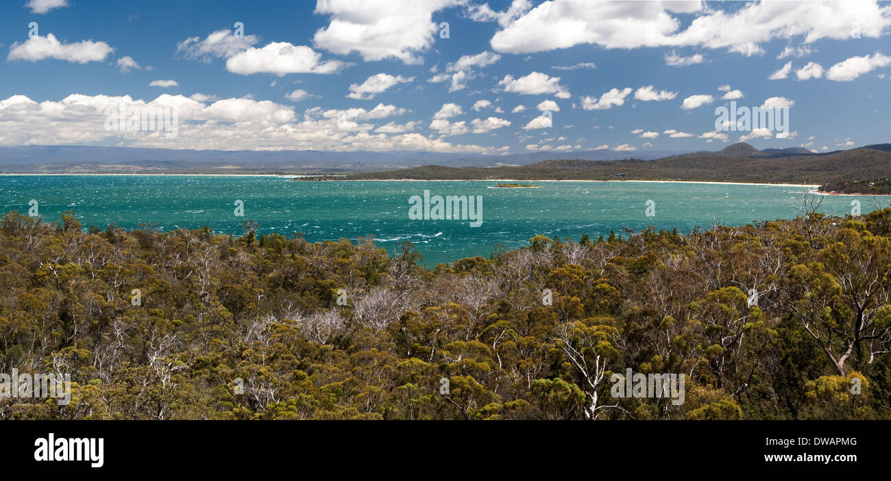 View of Great Oyster Bay from Wineglass Bay, National Park