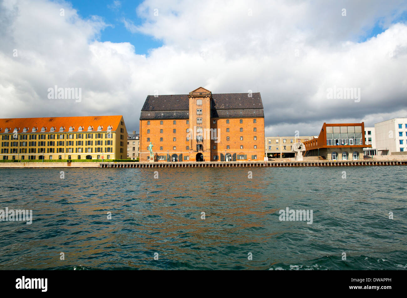 Waterfront buildings along Copenhagen Harbour Stock Photo - Alamy