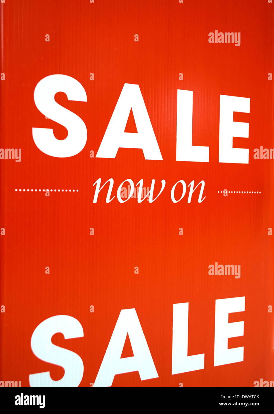 Sale now on Stock Photo - Alamy