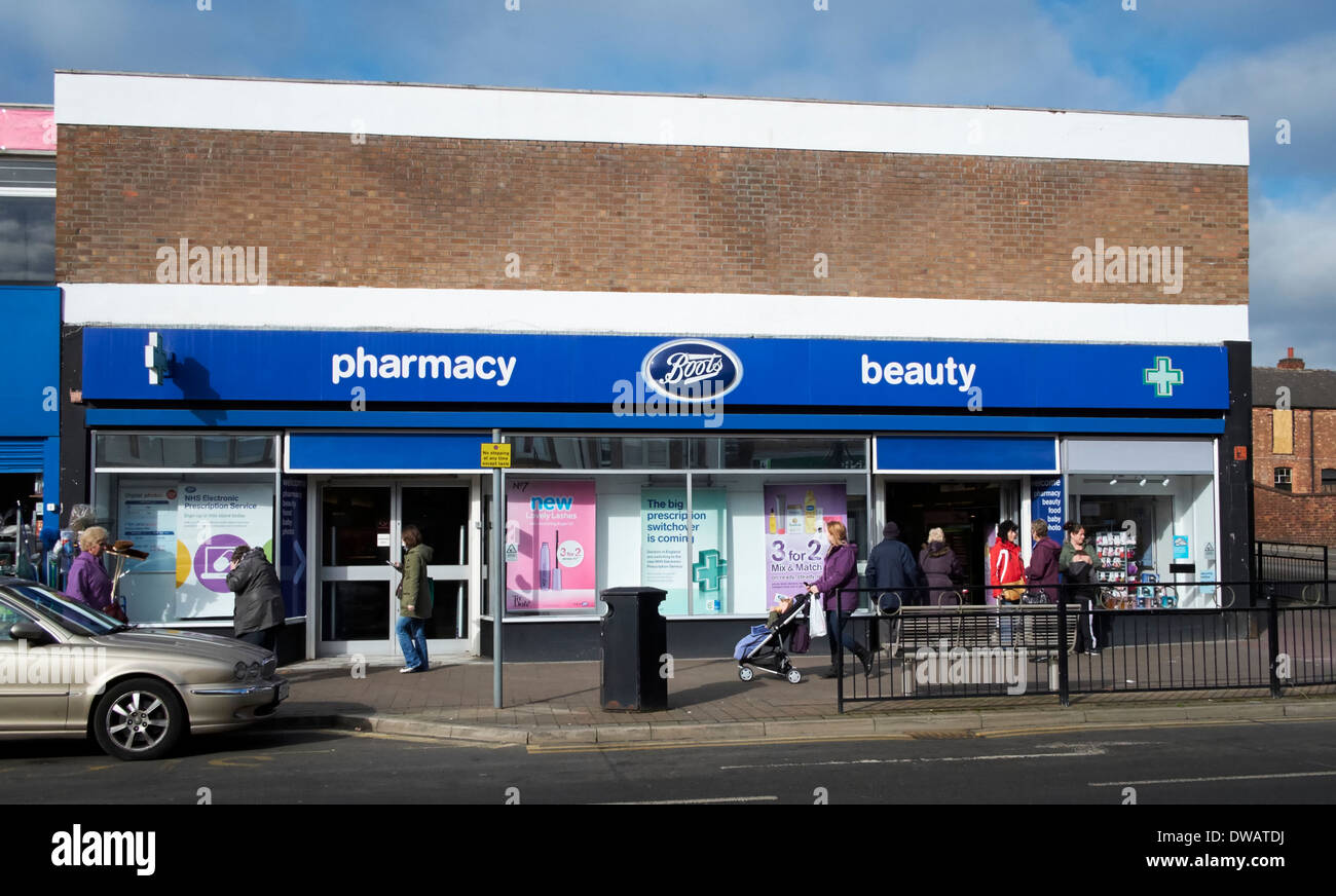 A branch of Boots pharmacy Arnold Nottingham England uk Stock Photo