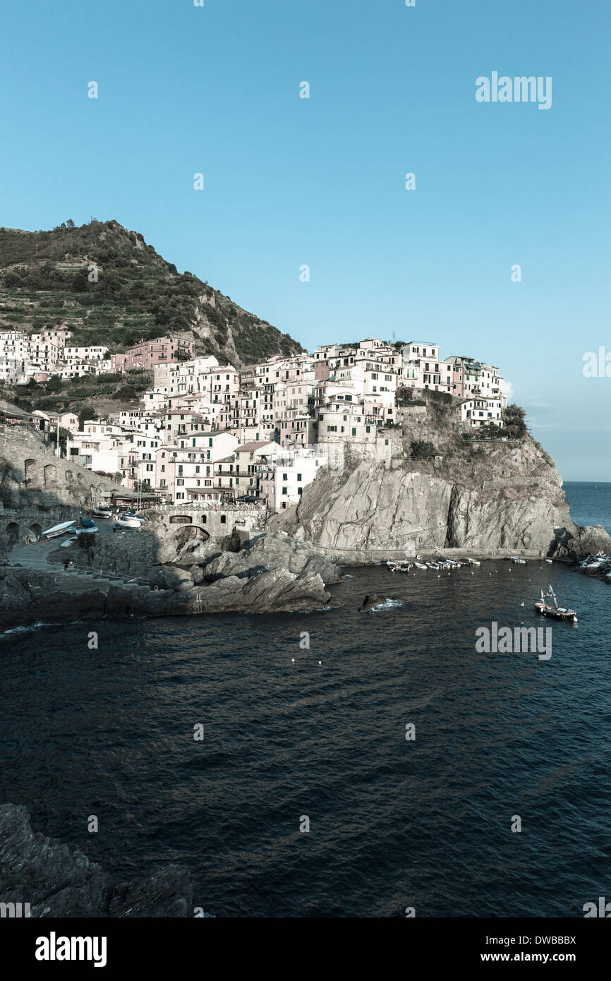 Italy, Liguria, Cinque Terre, Manarola Stock Photo