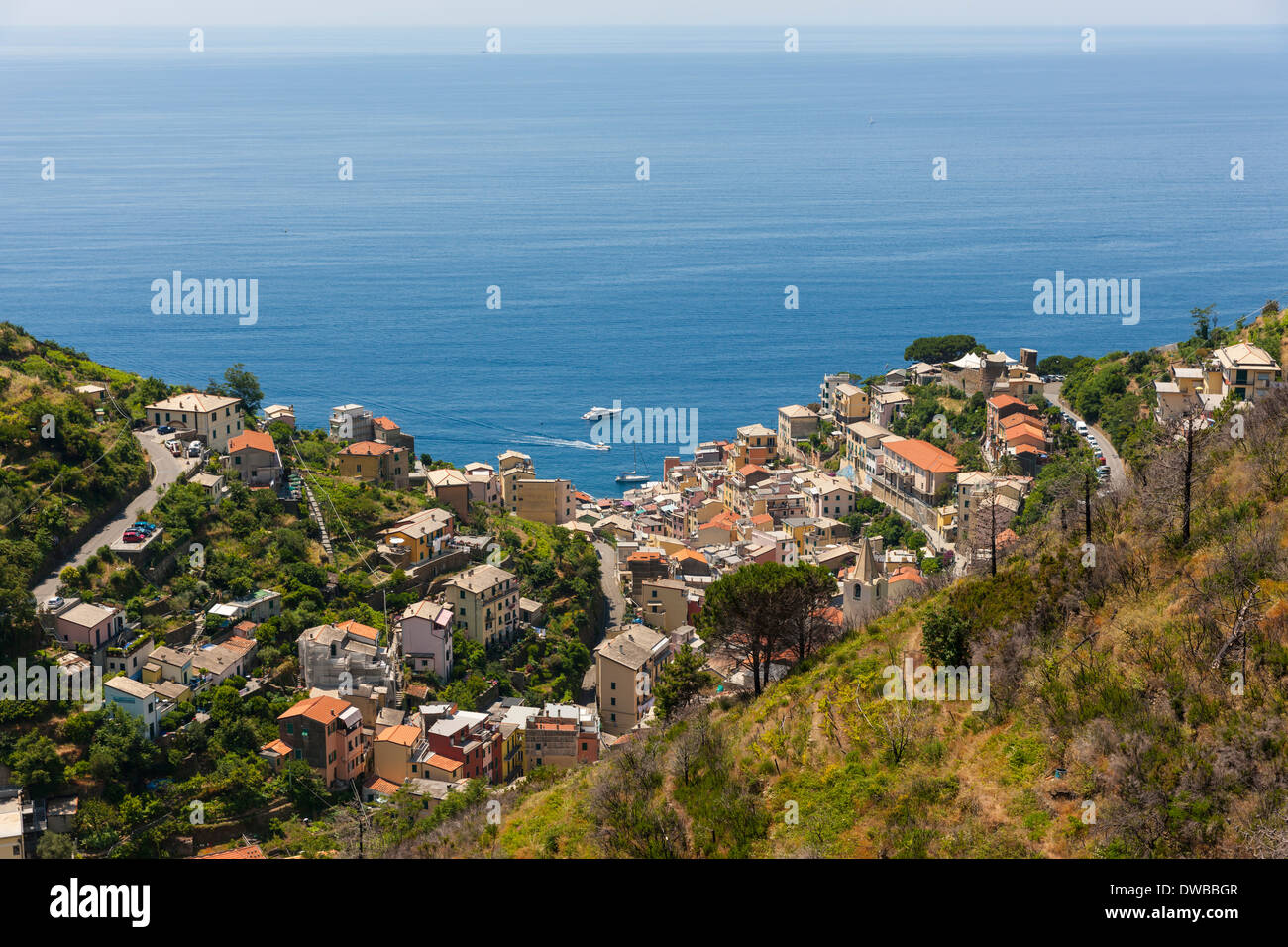 Italy, Liguria, Cinque Terre, Riomaggiore Stock Photo