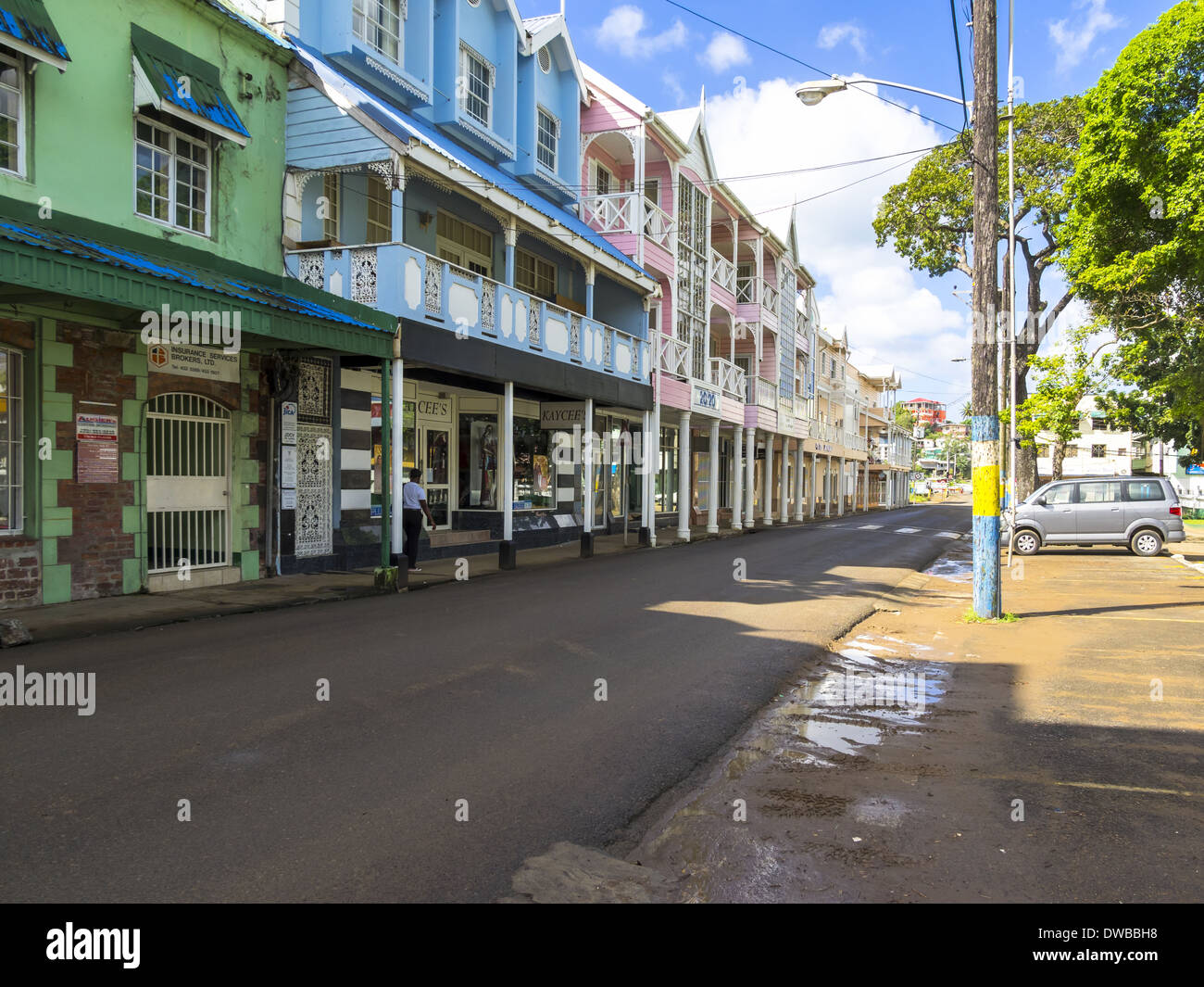 Castries Saint Lucia Street Hi Res Stock Photography And Images Alamy   Caribbean Lesser Antilles Saint Lucia Castries Shopping Street Brazil DWBBH8 