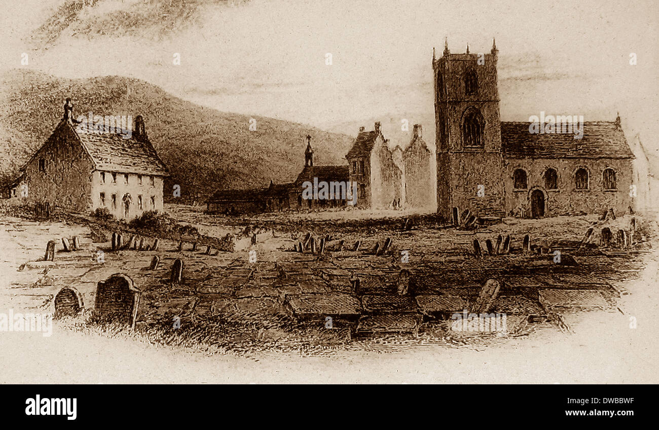 Haworth in 1857 Stock Photo