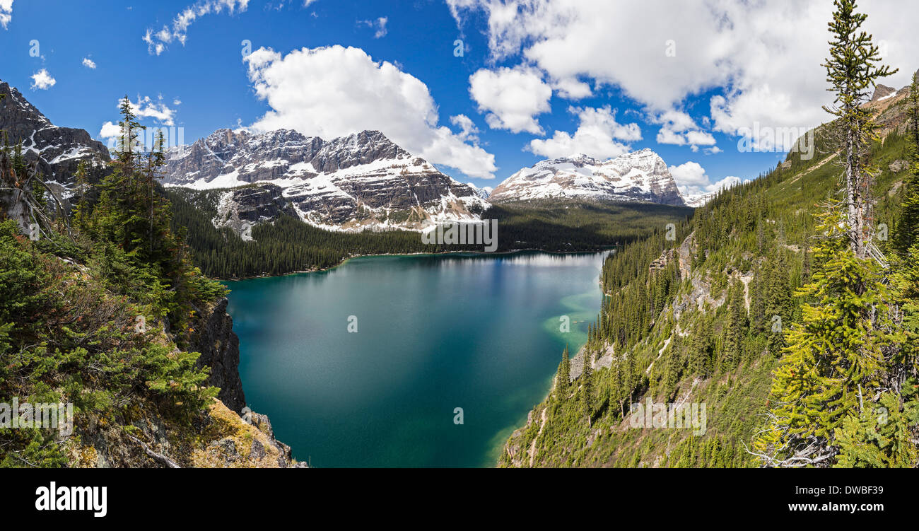 Canada, British Columbia, Yoho Nationalpark, Lake O'Hara and mountains