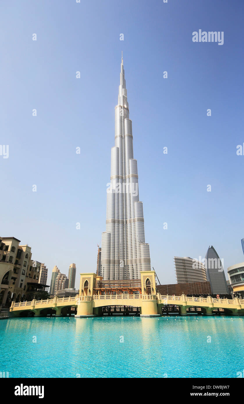 Burj Khalifa Dubai Vereinigte Arabische Emirate Asien Stock Photo Alamy