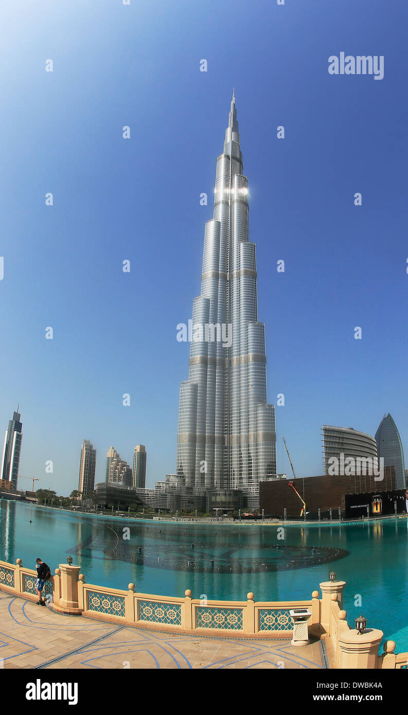 Burj Khalifa Dubai Vereinigte Arabische Emirate Asien Stock Photo Alamy