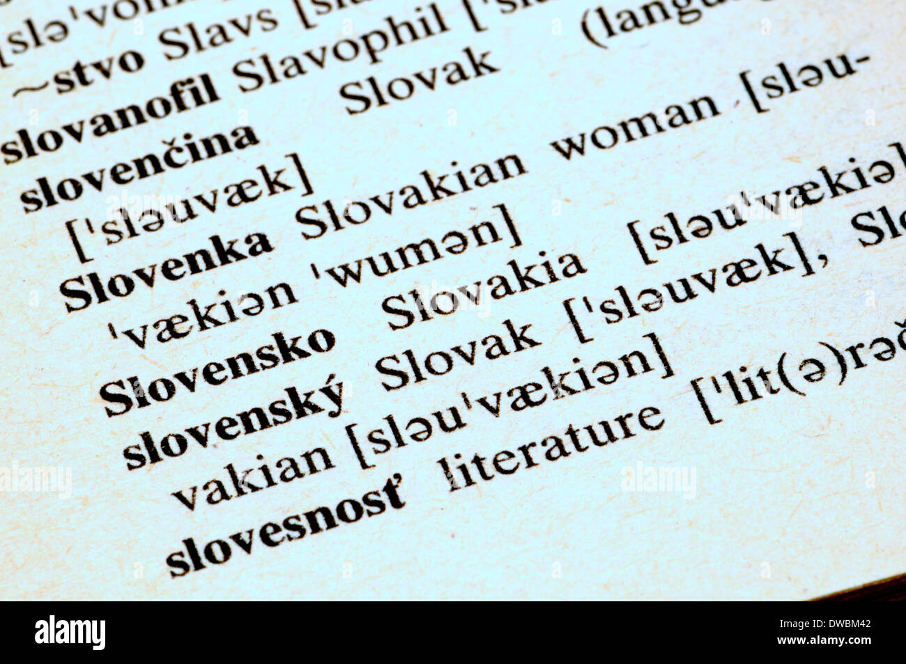 Slovak Language High Resolution Stock Photography and Images Alamy
