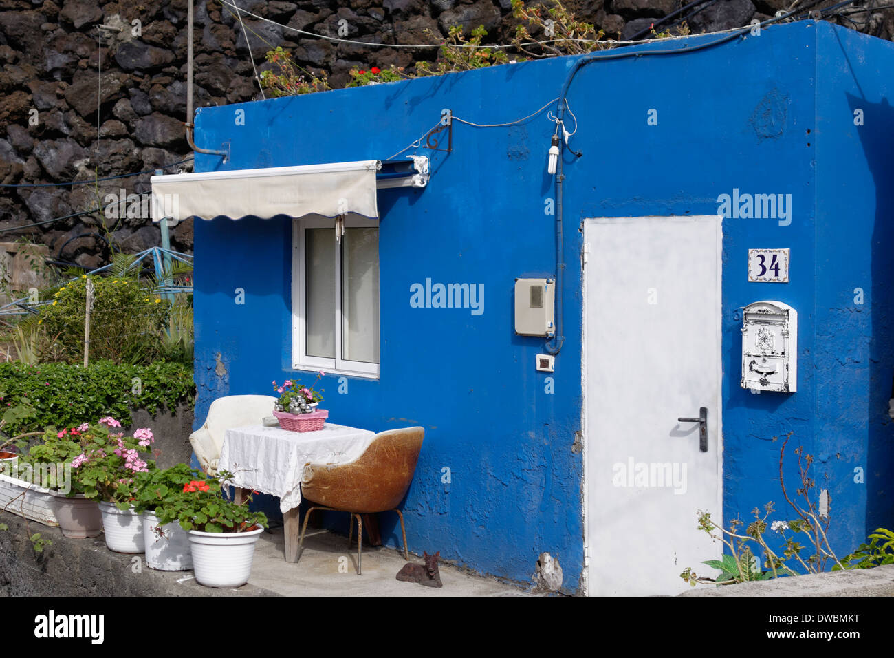 Symbol of canary islands architecture la palma hires stock photography