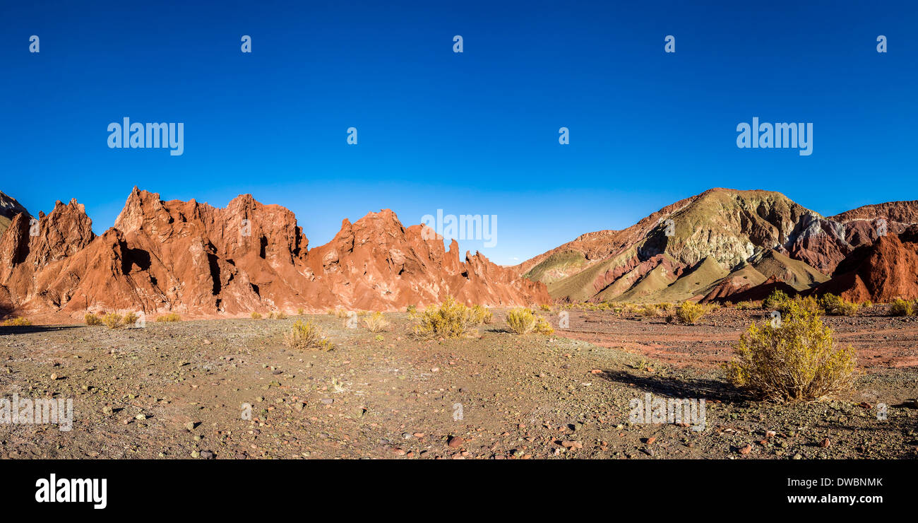 South America, Bolivia, Atacama Desert, Valle del Arcoiris Stock Photo