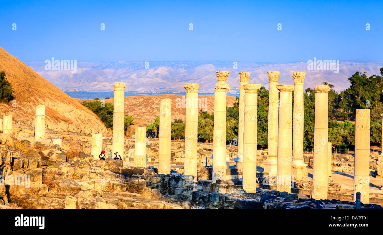 Ancient city of Beit She'an in Israel Stock Photo - Alamy
