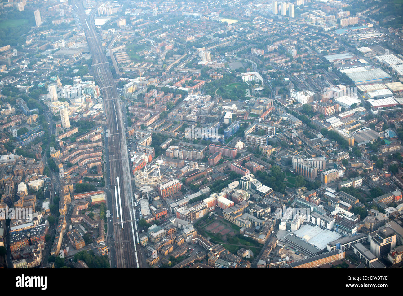 Aerial view railway hi-res stock photography and images - Alamy