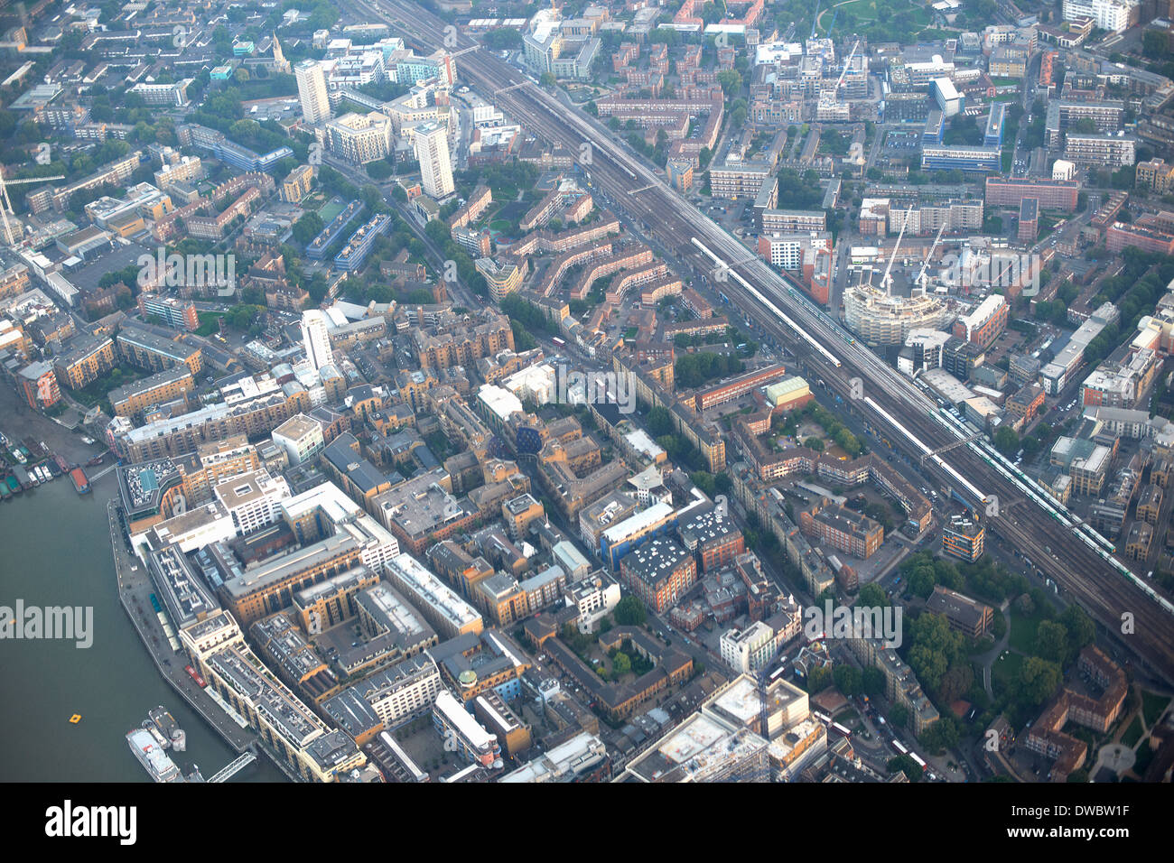 Uk rail track aerial hi-res stock photography and images - Alamy