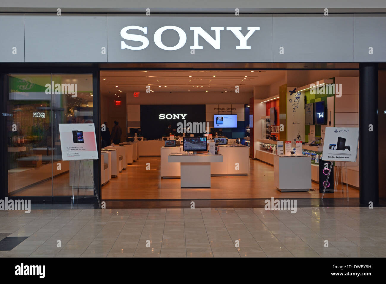 The exterior of the Sony store in the Walt Whitman Mall Shopping Center in  Huntington Station, New York Stock Photo - Alamy