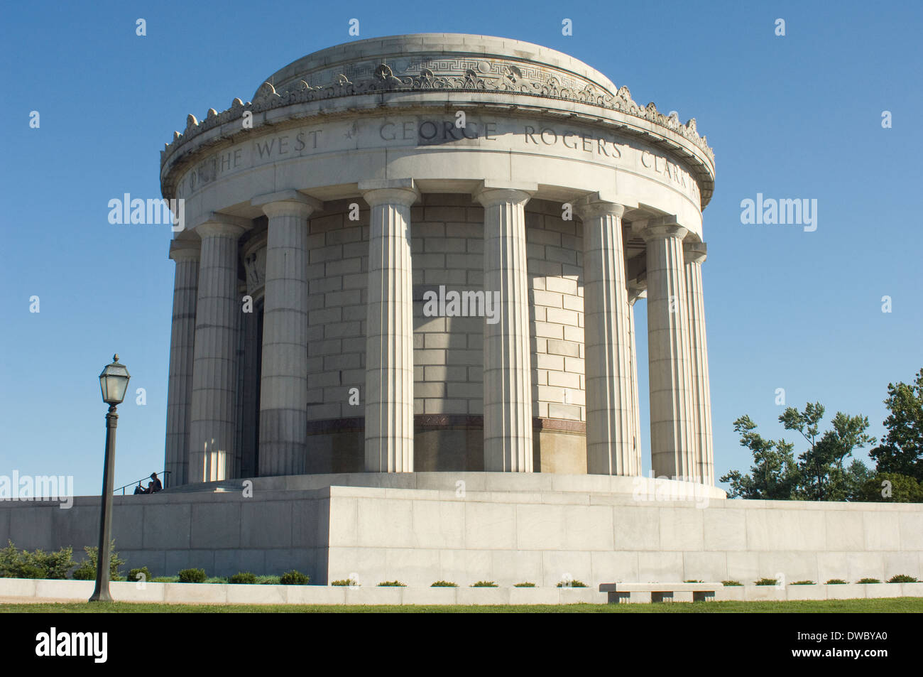 Rogers Clark Memorial honoring American capture of Fort
